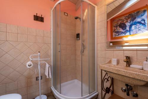 Camera doppia, bagno esterno