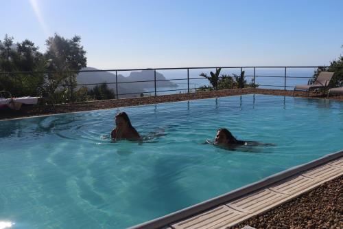 cefalù nest pool house terrace sea view