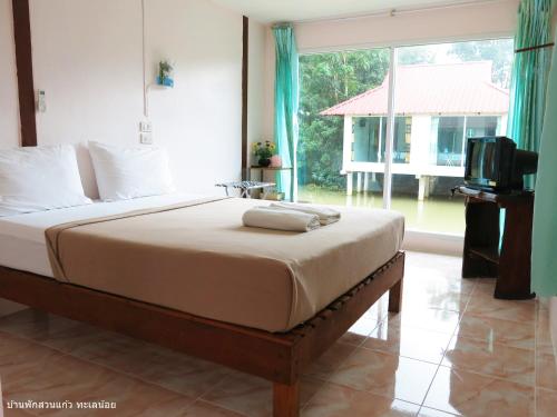 パッタルン Banpak Suankaew Talaynoi 1つ星 ホテル レストラン