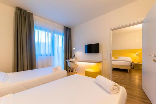 Two Connecting Double Rooms