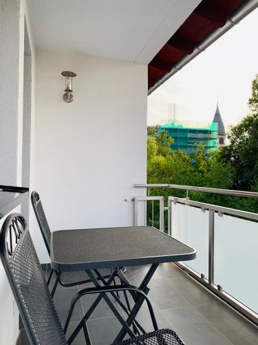 陽台/露台, IG-Apartments in 美因河畔哈特爾斯海姆