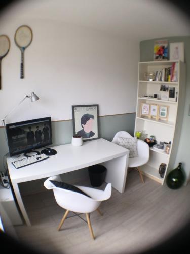 Chambre privé avec SDB privée à proximité de Lille gîte à louer Verlinghem
