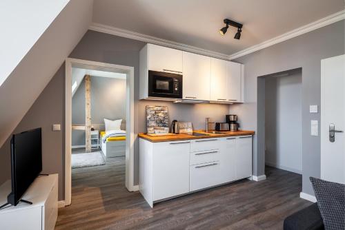 Kitchen, Hotel Rosenhof in Ostseebad Kuhlungsborn