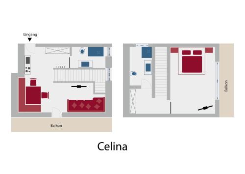 1 king bed, 1 sofa bed