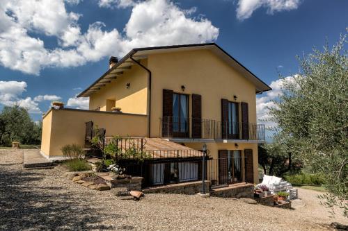 A szálláshely kívülről, Casa Montalgallo in Lucignano