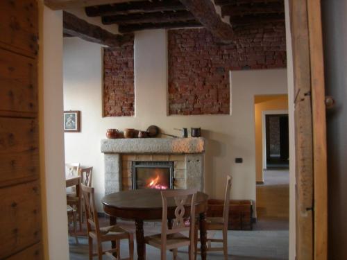 Krogs/atpūtas telpa, Agriturismo Cascina Pezzolo in Pieve Fissiraga
