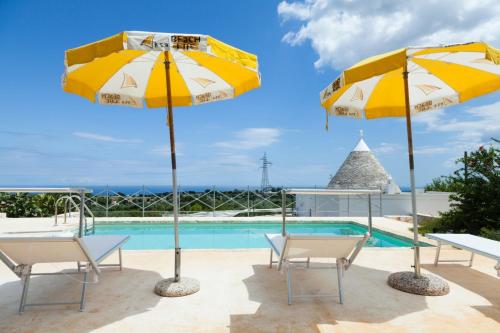 Swimming pool, Hello APULIA - Panoramic Trullo Blue Ocean View in Cozzana