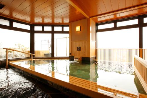 Hot spring bath, Takayama Ouan Hotel in Takayama