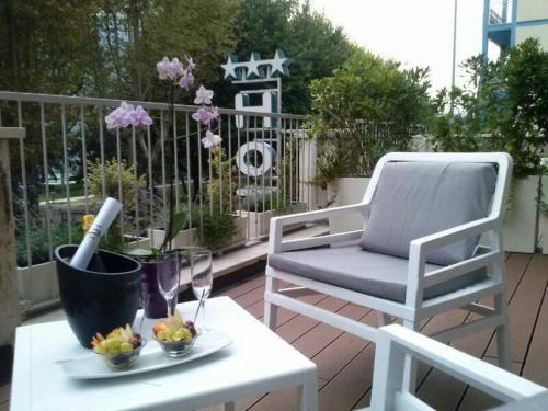 balcon/terasă, HLL Hotel Lungolago Lecco-Como Lake in Lecco