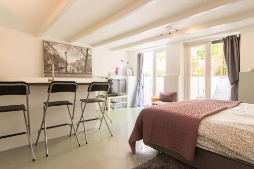 Quiet apartment for 4 at park in center, Amsterdam (zdjęcie 4)