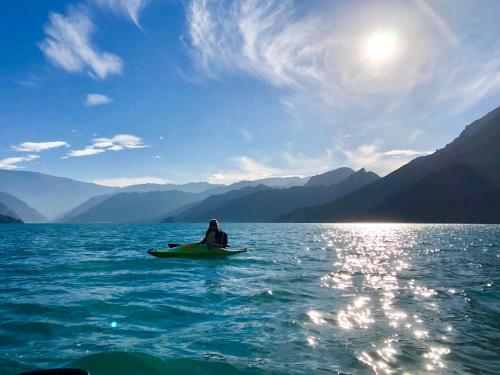 canoa, Hostel Trotamundos in San Juan