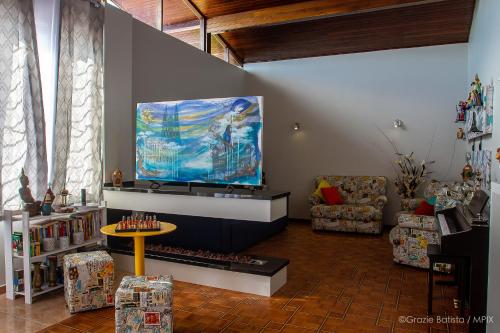 공용 라운지/TV 시청 구역, Bela Curitiba Hostel in 쿠리치바 시티 센터