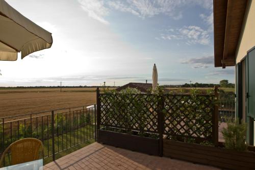 Erkély/terasz, Agriturismo Fiumi Uniti in Lido di Dante