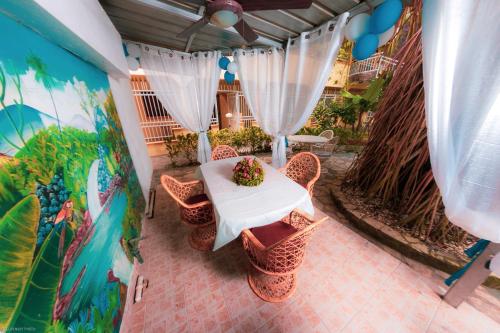Restaurang, Residence Tropical Garden in Boca Chica