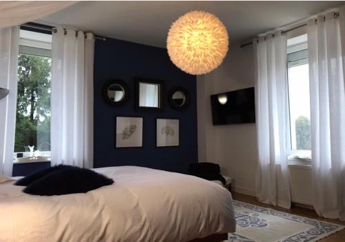 1 double bed