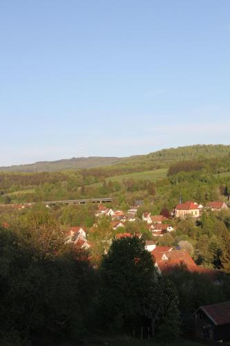 Ferienwohnung Abersfelder mit Balkon