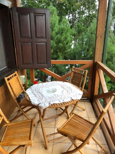 Balkons/terase, Paukoje Apartamentai in Ignalina