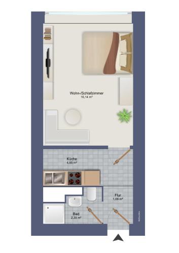 Gästeapartment Leipzig Mitte, Lipsko (fotografie 11)