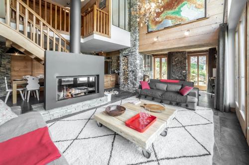 La Grange de Meribel Chalet Luxe Sauna & Jacuzzi gîte à louer Meribel Mottaret