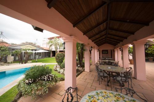 View, Mancini Park Hotel in Valleranello