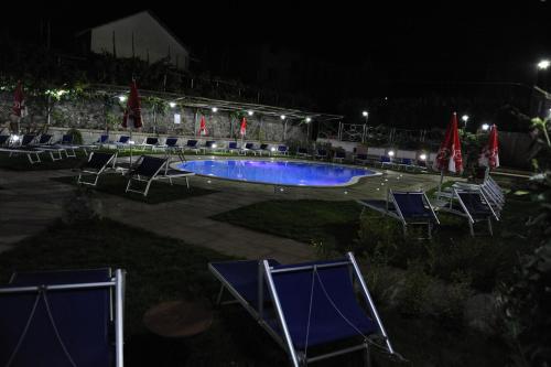 Swimming pool, Rabbit in Agerola