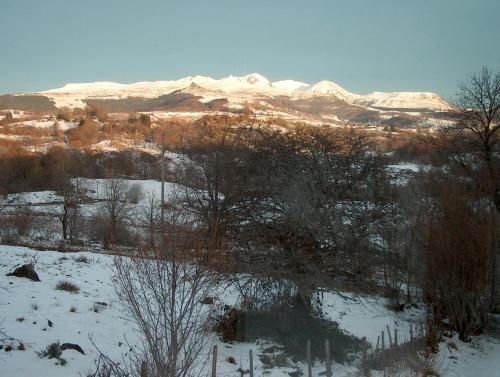 View, Le Puy d'Ance in Cros (Auvergne)