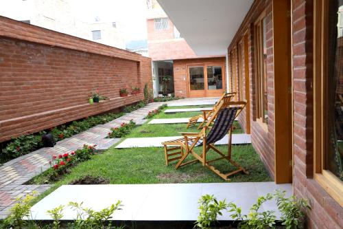 Vrt, Hotel El Geranio in Otavalo