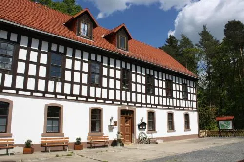 Zu den grauen Ziegenböcken in Serba, Deutschland