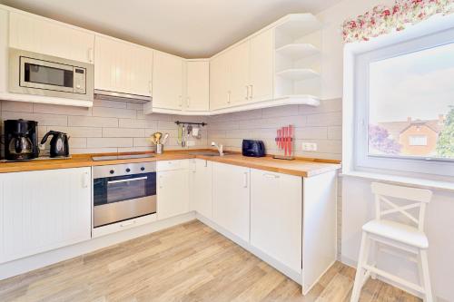 مطبخ, Ferienwohnung Zollstraße 2. Etage in بليكيدي