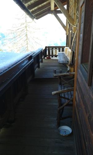 Balkons/terase, Unterniggleralm in Obernusdorfa