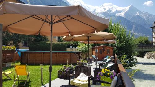 Сад, Les Gourmets - Chalet Hotel in Chamonix-Mont-Blanc