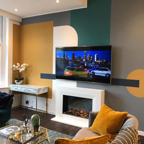 2 bed Chic Apartment in Glasgow City Centre, Glasgow (foto 10)