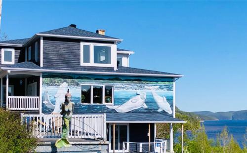 A szálláshely kívülről, Suite 1 Flèche du fjord vue Saguenay Monts Valin (Suite 1 Fleche du fjord vue Saguenay Monts Valin) in Saint-Fulgence (QC)