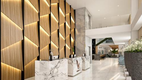 Lobby, Ocean V Hotel - Mauritius    in Mauritius Eiland
