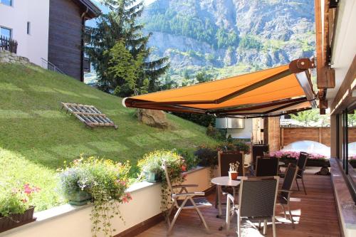 balcon/terrasse, Hotel Holiday in Zermatt