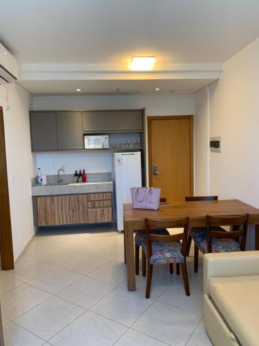 Konyha, Barretos Park Hotel - Condo Hotel - Suíte Luxo Jr (Barretos Park Hotel - Condo Hotel - Suite Luxo Jr) in Barretos