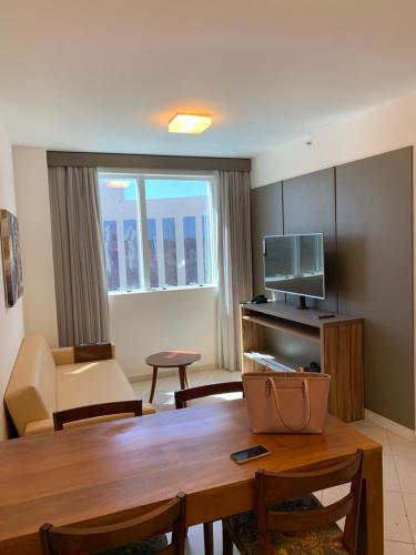 Közös társalgó / TV, Barretos Park Hotel - Condo Hotel - Suíte Luxo Jr (Barretos Park Hotel - Condo Hotel - Suite Luxo Jr) in Barretos