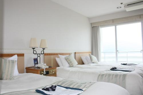 Twin Room with Extra Bed and Sakurajima View - Non-Smoking