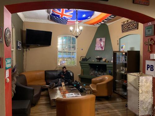 Jagatud salong / TV-ala, Blue House Youth Hostel in Quito