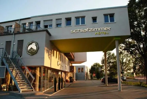 Schlafzimmer Hotel in Dinkelsbühl, Deutschland