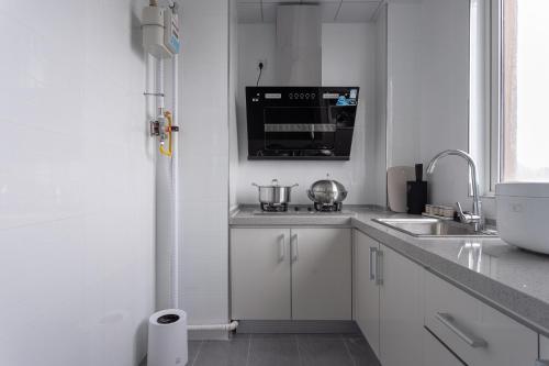 Locals Xi'an Weiyang North passenger station subway station in Északi Városrész