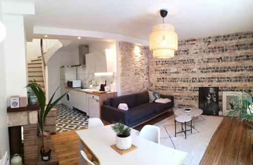 Home/Triplex in the historic center gîte à louer Dieppe