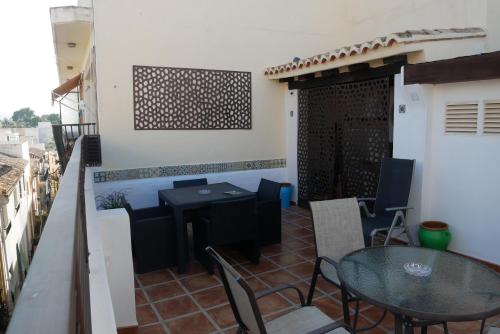 Erkély/terasz, No1 CasaTosca Javea, Pequeña Habitación con baño en el Centro del Casco Antiguo (No1 CasaTosca Javea, Pequena Habitacion con bano en el Centro del Casco Antiguo) in Javea