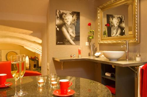 Bathroom, Hotel Landgasthof Hirschen in Ramsen