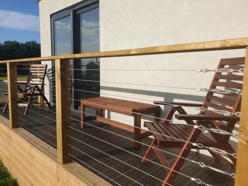 Balcony/terrace, Open acres accommodation and airport parking in Bristol International Airport
