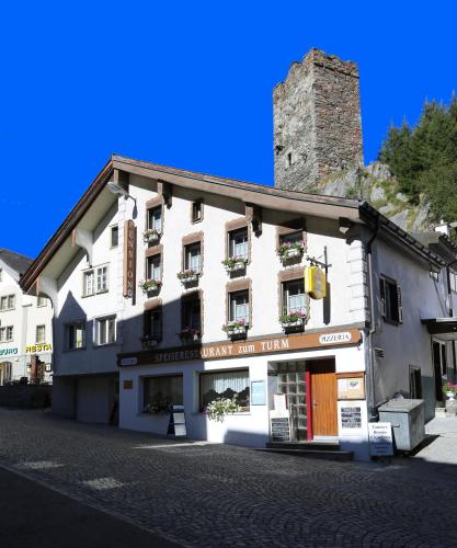  Gasthaus Pension zum Turm, Pension in Hospental bei Bedretto