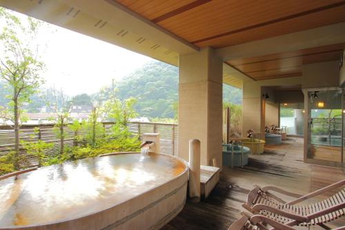 Hot spring bath, Hakone Hotel Kajikaso in Hakone