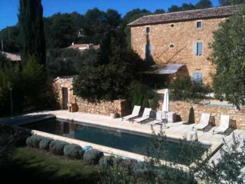 le mas du cypres, 12 pers et piscine - Location saisonnière - Aigaliers