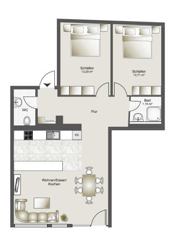 Loft directly next to Oktoberfest and downtown, Munich (photo 9)