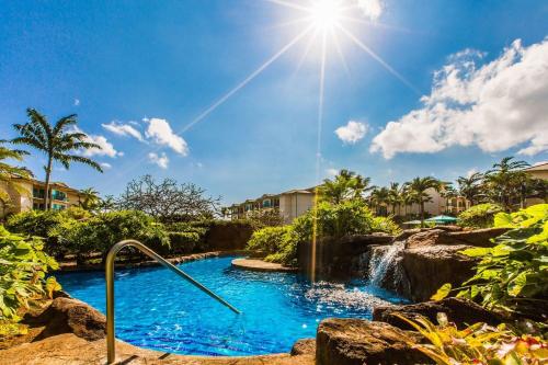 Waipouli Beach Resort Beautiful Luxury Ground Level Garden View AC Pool!